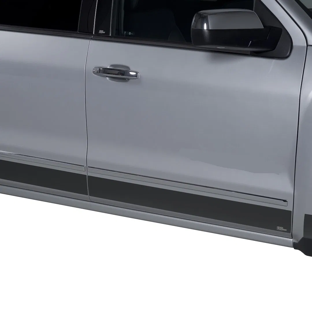 9751322BP – PUTCO Rocker Panel Molding, 12 Piece Black Stainless Steel